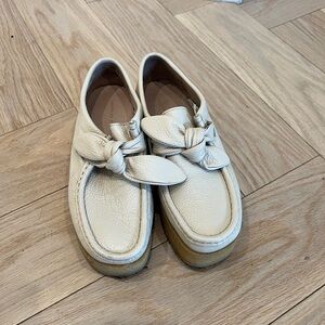 Tabitha Ecru Knotted Chukka Shoe